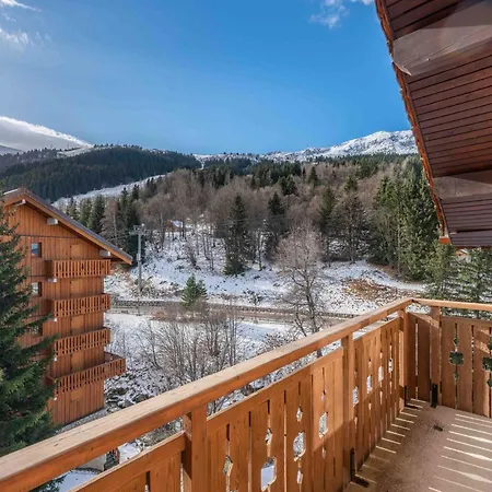 Duplex A Meribel, 8 Pers, Parking Inclus - Fr-1-565-141 דירה Les Allues